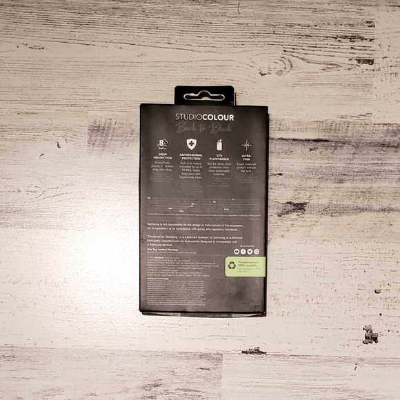 New Tech21 STUDIO COLOUR Back to Black Smartphone Case SAMSUNG GALAXY S10 - Picture 3 of 4